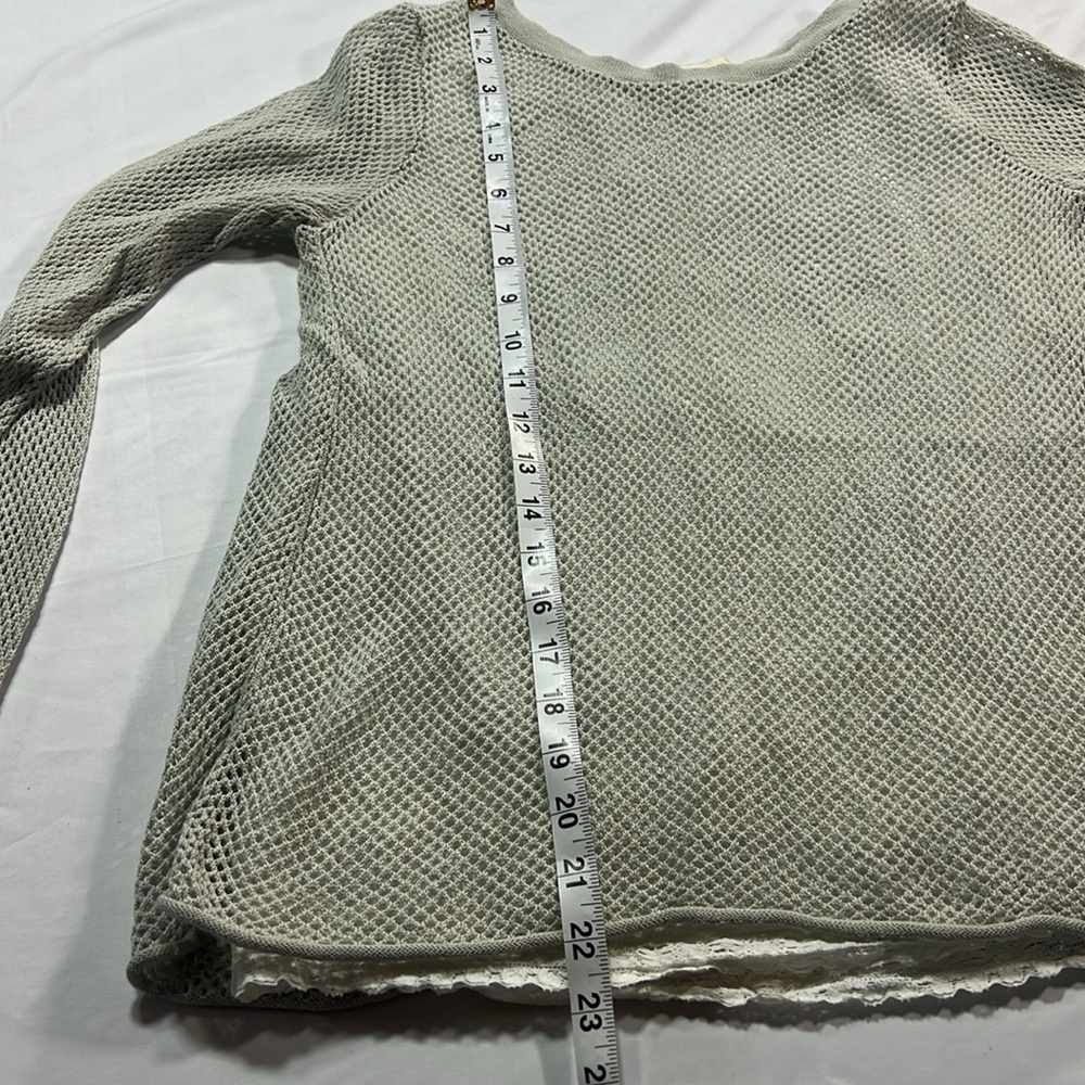 SUNDANCE spring sweater fishnet layered top size
Small - Picture 6 of 8